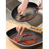 Kitchen Tool Set - 6 Pack Dish & Pan Scrapers, Cast Iron Cleaner, Grease Scrubber