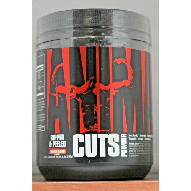 Animal Cuts Powder Orange Mango Universal Nutrition 42 Servings Ripped & Peeled