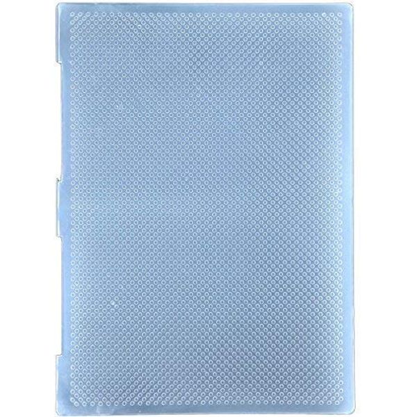 Kwan Crafts A4 Size Dots Plastic Embossing Folders for Card Making Scrapbooking and Other Paper Crafts 29.7x21cm