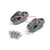 Bruce & Shark Motorcycle ATV Bike Quad 7/8" Handlebar Riser Billet Titanium