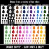 Egg Solid Temporary Tattoo Water Resistant Fake Body Art Set Collection - Light Pink (One Sheet)