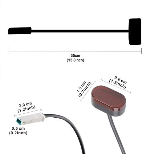 Yungeln Rear Tail Light Brake Light Taillight for m365 Electric Scooter Replacement Part Accessory
