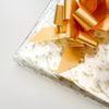 ShredAstic® Gold Dot Florist Cellophane Hamper Wrap with 30mm Pull Bow (2 Metres, Gold)