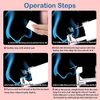 Firstomato 2 Pack Self Use Nose Piercing Gun Safe Nose Piercing Kit Tool Painless and Allergy Free Nose Piercer with Hypoallergenic Nose Studs