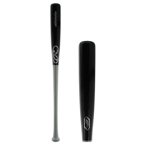 Rawlings Player Preferred 318 Ash Wood Baseball Bat, 31 inch, Black/Grey (318RAW-31)