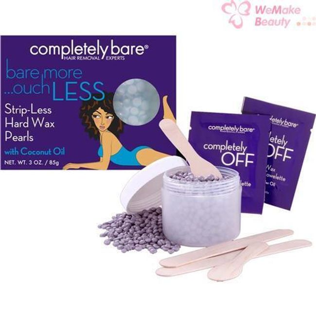 Completely Bare Bare More Ouch Less Strip Less Hard Wax Pearls 3oz New