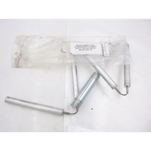 Water Connection AR147 Segmented Aluminum  Outlet Anode Rod .750" x3/4" x 50"