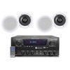 Technical Pro RXM7BT Home Receiver Bluetooth Amplifier+(4) 6.5" Celing Speakers
