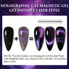 Cat Eye Nail Polish Quick Dry Glitter Nail Polish (03)