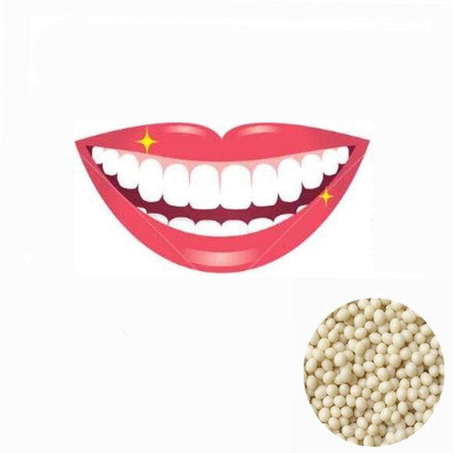 20g Temporary Moldable False Teeth Repair Replacement Thermal Fitting Beads  for Teeth Instant Confident Smile Teeth (Normal White)