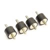 4x Rubber Engine Mounts Long Thread M8 8mm Anti Vibration Mount Small Generator Wacker Plate Water Pump Pressure Washer Engine