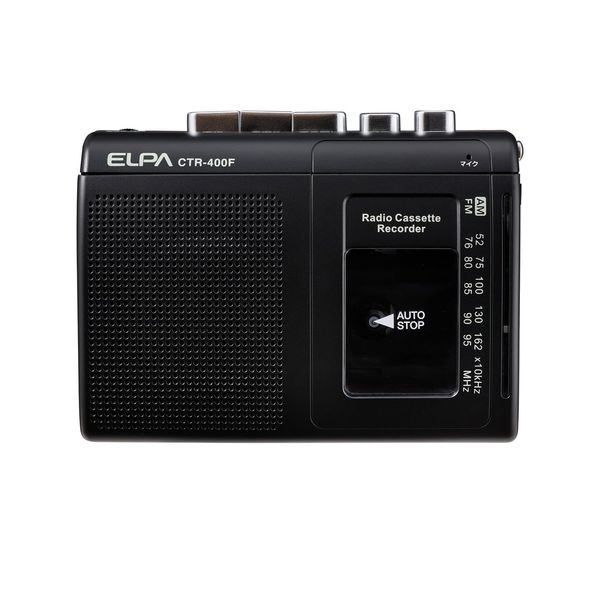ELPA CTR-400F Cassette Tape Recorder with Radio