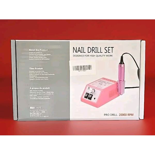 Nail Drill Set Designed For High Quality Work Pro Drill 20000 Rpm