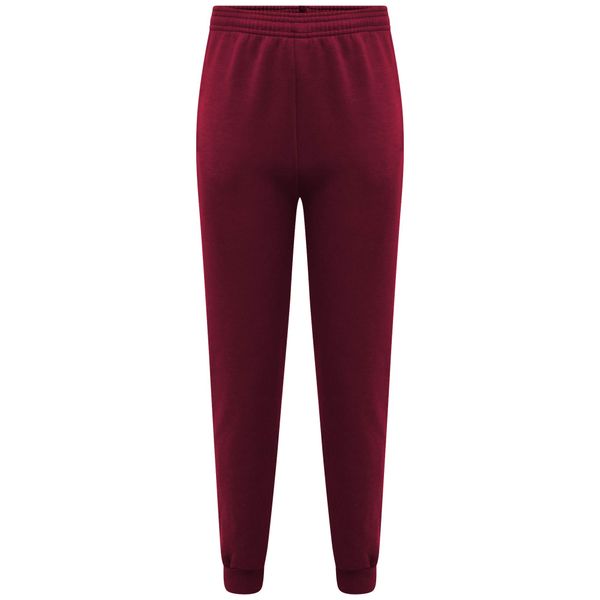 Unisex Jogging Bottoms Kids Boys Girls Fleece PE School Uniform Gym Sports Joggers Pant Trousers (Wine/Maroon, 9-10 Years)