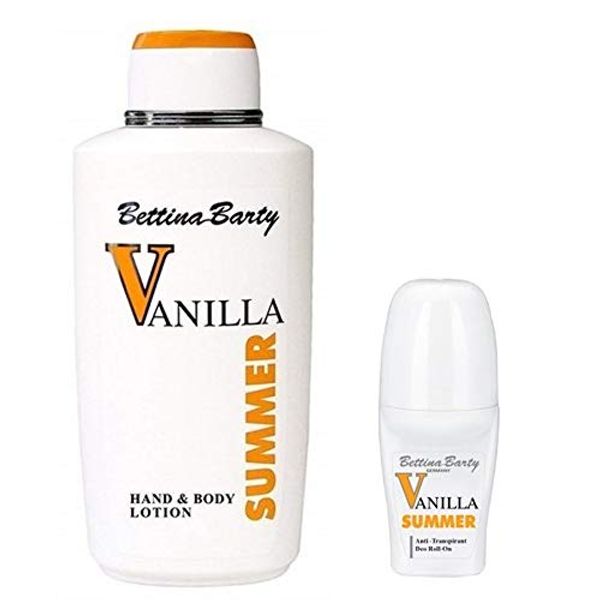 Bettina Barty Summer Vanilla Body Lotion 500ml + Deo Roll-On 50ml