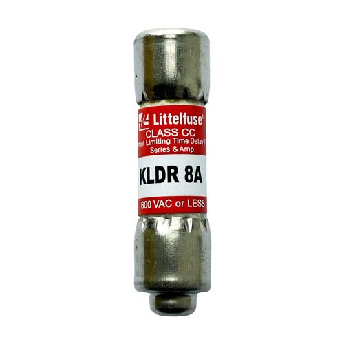 New KLDR 8A KLDR-8 KLDR008 600Vac Time Delay Fuse, Pack of 10