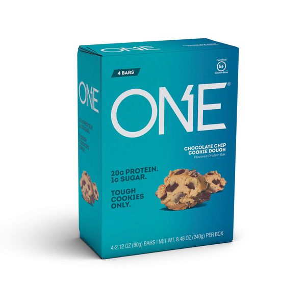 One Protein Bars Chocolate Chip Cookie Dough, 2.12 Oz, 4 Ct