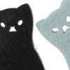 Sponge Dish Scrubber 4 Pcs Cute Cat Shape Sponge 3 Layer Sponge Strong Absorbent Dishwashing Sponge Kitchen Cleaning Tool