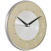 Deco Domed Clock, Cream - 20.5cm