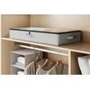 TidyCorner 2-Pack Under Bed Storage Containers, 4.5 Inches Tall Low Profile
