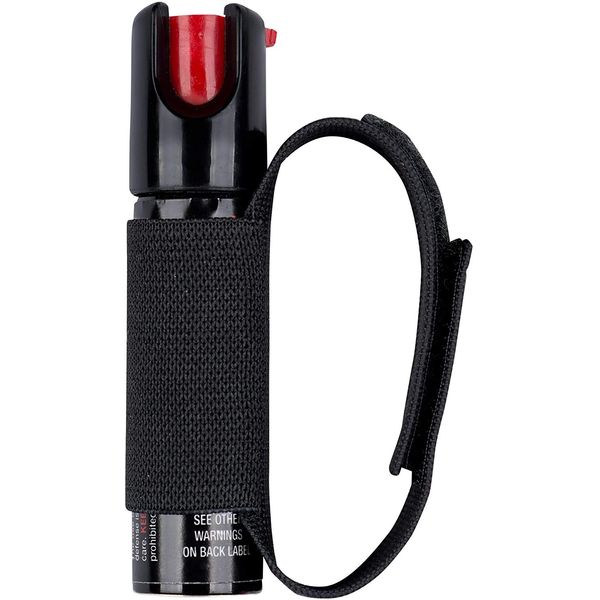 SABRE ADVANCED Pepper Spray for Runners with Adjustable Hand Strap – 3-in-1 Formula (Pepper Spray, CS Tear Gas & UV Marking Dye), Police Strength Self Defense Spray, 10-foot (3 m) Range, 35 Bursts