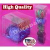 50 PCS 2x2x2" Clear Plastic Tuck Top Box Cosmetic Pack Retail Packaging Display