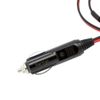 12V 24V Heavy Duty Cigarette Lighter Adapter Power Supply Cable 0.5 Meter