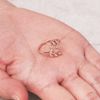 Philip Jones Rose Gold Plated Adjustable Leaf Ring Created with Zircondia® Crystals