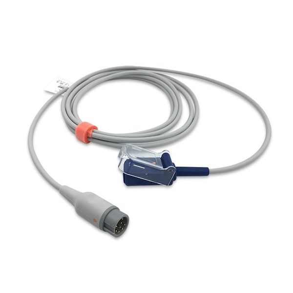 Compatible SpO2 Adapter Cable 0010-20-42712 for Mindray, Replacement: 3.0m