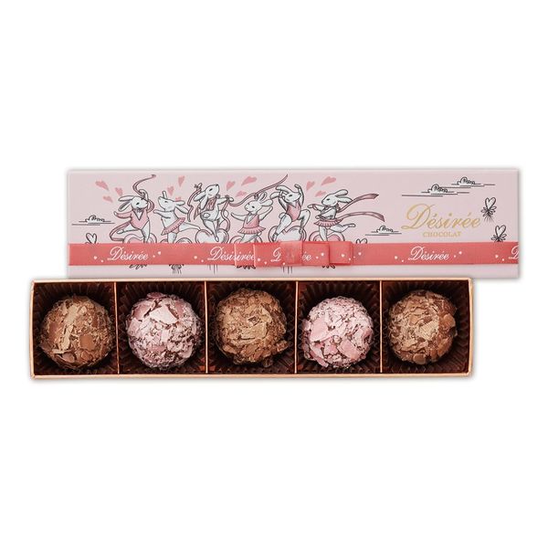 Desiree Belgium Chocolate Truffles 5 Pieces (Includes Exclusive Handbag)