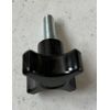 [8 Pack]Left Hand Thread Stud Knobs, Plastic 4 Arm, 5/16”-18 Thread 2” Long