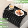Sofa Arm Tray Anti-Slip Bamboo Sofa Tray Table for Couch,Couch Cup Holder