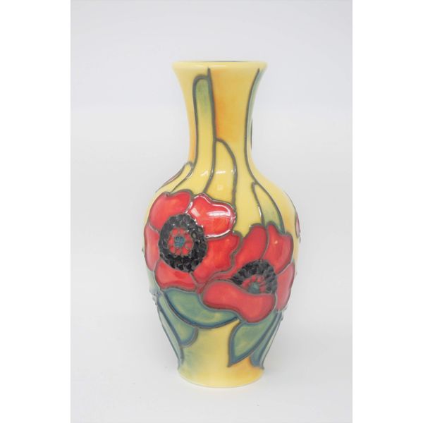 Old Tupton Ware 10.5cm Vase Yellow Poppy Design