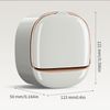 Waterproof Draining Soap Dish Box, Wall Mounted, Self-adhesive No-Drill Holder for Bathroom