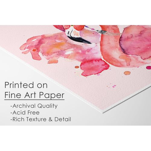 Flamingos Art Prints (Set of 3) - Unframed - 8x10s