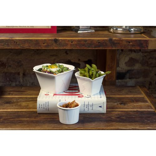 Fortessa Fortaluxe Food Truck Chic Small Condiment/Soufflé Dish, 2.25-Inch, Set of 4