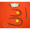 For VW Golf MK4 Window Regulator Repair Kit Lifter Cables Clips Front Right Side
