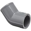 Spears 817-C Series CPVC Pipe Fitting, 45 Degree Elbow, Schedule 80, 3/4" Socket