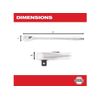 Milwaukee Electric Tool 1/4? Drive 9? Ratchet 90-tooth