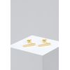 Elli Geo Minimal Bar Earrings, One size, Silver, No Gemstone