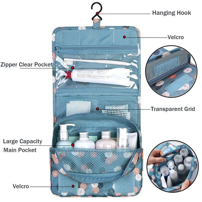 Wash Bag, Waterproof Toiletry Bag