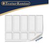3 Sheets Self-Adhesive Wall Cladding for Dollhouse 1:12 Scale (Wood Paneled Wall (Renaissance))