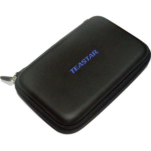 TEASTAR 7" Inch Hard Carrying Travel GPS Case Zipper Bag Pouch Cover GPS Protective for 6" 7" GPS Navigation Garmin DriveSmart 76 65 66 Dezl Otr 700 780 2797lmt 2798LMT Tomtom Magellan Roadmate Black