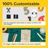 Magnetic Squares 120pcs, Bigger Size 1.2 inch