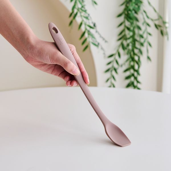 [Guaranteed arrival] Pergi Baby Food Silicone Cooking Utensil Topping Spatula Top Brown