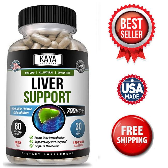 Liver Support, Cleanse, Detox & Repair Formula Including NAC N Acetyl Cysteine