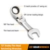 GEARWRENCH Stubby Flex Head Ratcheting Combination Wrench - 9552