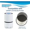 2-Pack HQRP LV-H132-RF Replacement Filter for LEVOIT LV-H132 Air Purifier