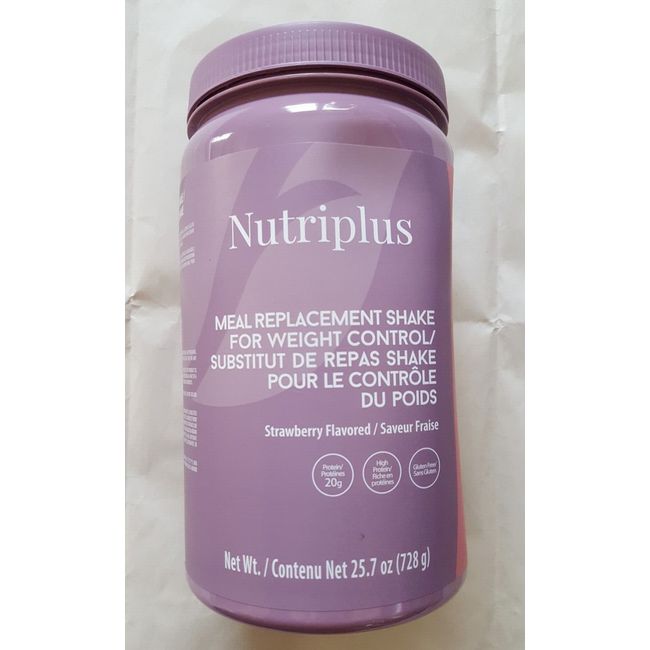 Farmasi Nutriplus Meal Replacement Shake For Weight Control Strawberry 25.7 OZ.