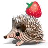 EUGY Eco-Friendly 3D Paper Puzzle (Hedgehog) Age 6+
